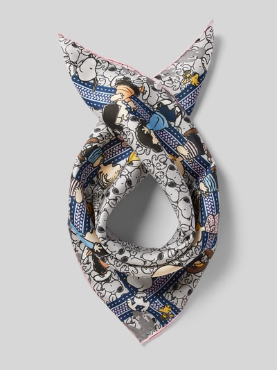 Peek & Cloppenburg CodelloSeidentuch mit Motiv-Print in hellgrau