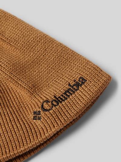 Peek & Cloppenburg COLUMBIABeanie Mit Label-Stitching Modell 'BUGABOO' In Camel