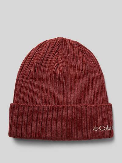 Peek & Cloppenburg COLUMBIABeanie mit Label-Stitching Modell 'WATCH' in bordeaux