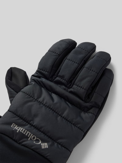 Peek & Cloppenburg COLUMBIAHandschuhe Mit Label-Print In Black