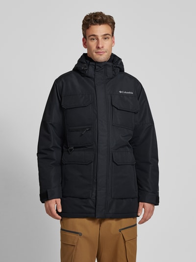 Peek & Cloppenburg COLUMBIAParka Mit Label-Print Modell 'LANDROAMER' In Black