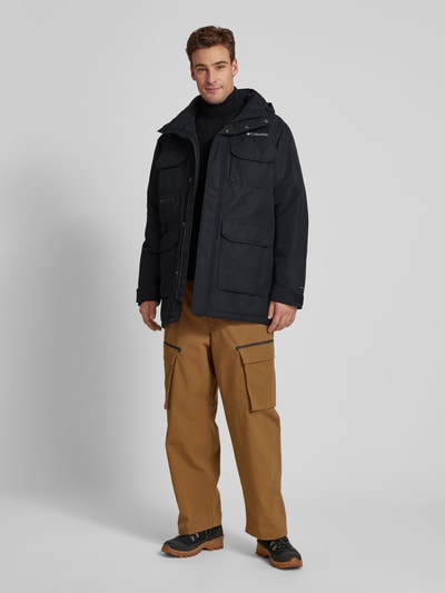 Peek & Cloppenburg COLUMBIAParka mit Label-Print Modell 'LANDROAMER' in black