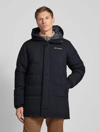 Peek & Cloppenburg COLUMBIARegular Fit Daunenjacke Mit Label-Print Modell 'ALDERCREST' In Black