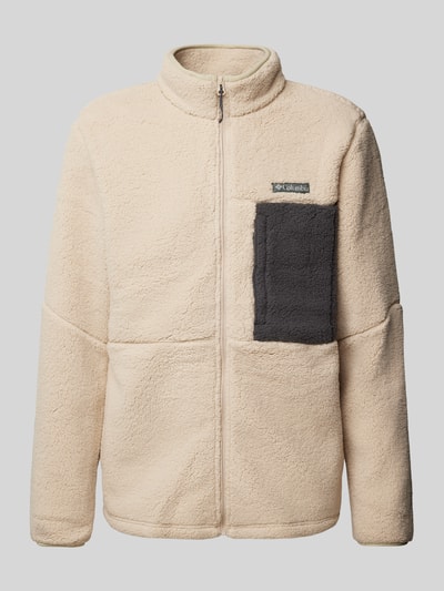 Peek & Cloppenburg COLUMBIASherpa Jacket Mit Label-Patch In Beige