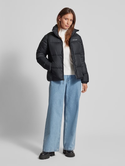 Peek & Cloppenburg COLUMBIASteppjacke Mit Label-Print Modell Puffect In Black