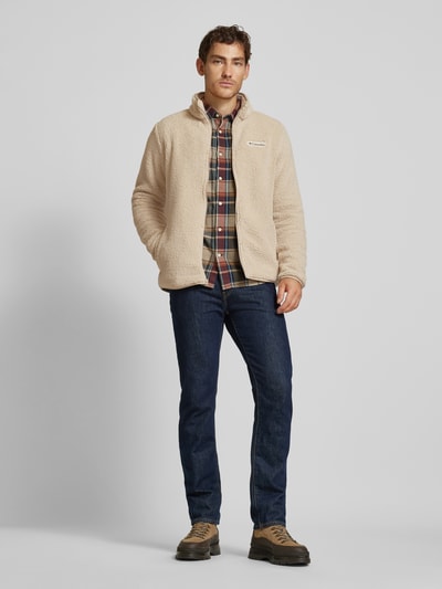 Peek & Cloppenburg COLUMBIASweatjacke mit Stehkragen Modell 'Rugged Ridge™' in beige