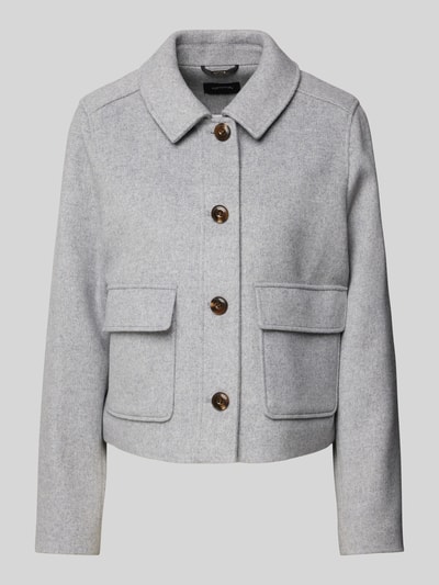 Peek & Cloppenburg CommaJacke Mit Umlegekragen In Mittelgrau