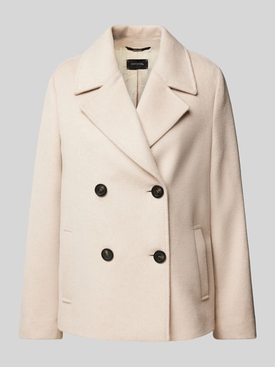 Peek & Cloppenburg commaKurzmantel mit Reverskragen in sand Peek & Cloppenburg commaKurzmantel mit Reverskragen in sand