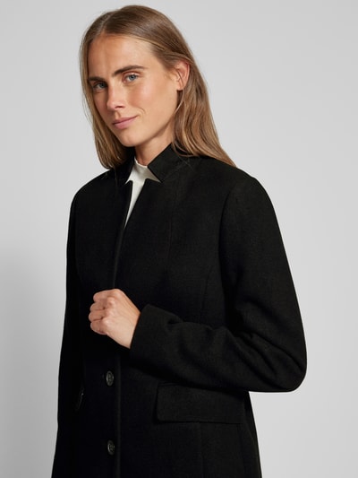 Peek & Cloppenburg CommaMantel Mit Stehkragen In Black