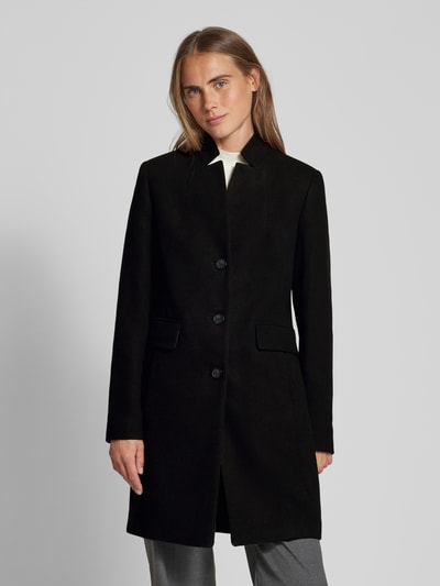 Peek & Cloppenburg CommaMantel Mit Stehkragen In Black