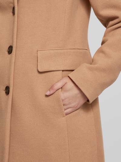 Peek & Cloppenburg CommaMantel Mit Stehkragen In Camel