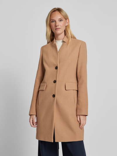 Peek & Cloppenburg CommaMantel Mit Stehkragen In Camel