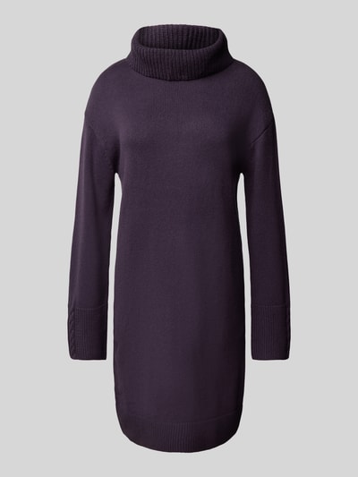 Peek & Cloppenburg CommaStrickkleid Mit Rollkragen In Aubergine