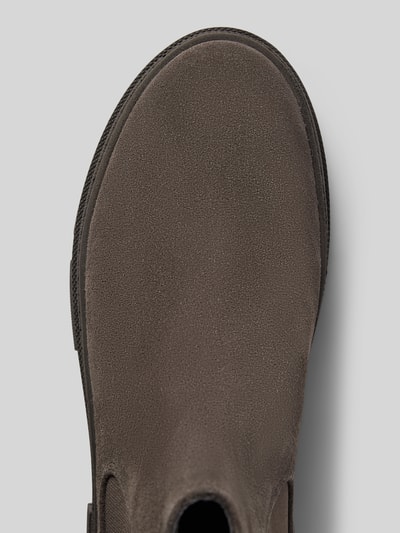 Peek & Cloppenburg CopenhagenChelsea Boots Aus Leder Mit Label-Detail In Taupe