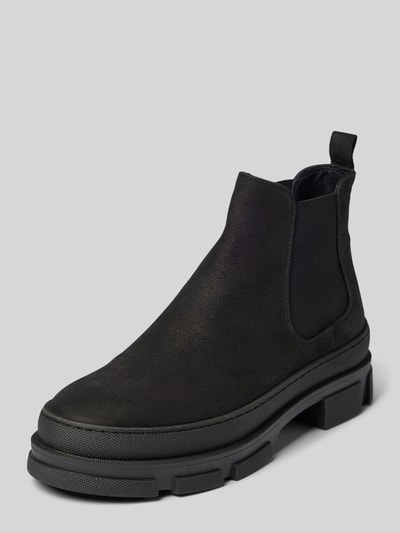 Peek & Cloppenburg CopenhagenChelsea Boots Aus Leder Mit Zugschlaufe In Black