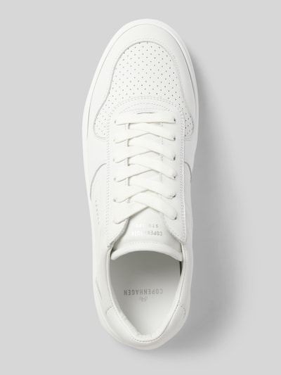 Peek & Cloppenburg CopenhagenLedersneaker Mit Label-Details In Weiss