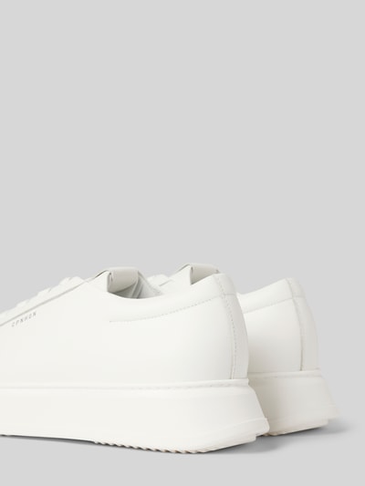 Peek & Cloppenburg CopenhagenLedersneaker Mit Label-Prints In Weiss