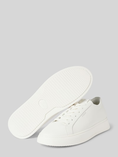 Peek & Cloppenburg CopenhagenLedersneaker Mit Label-Prints In Weiss