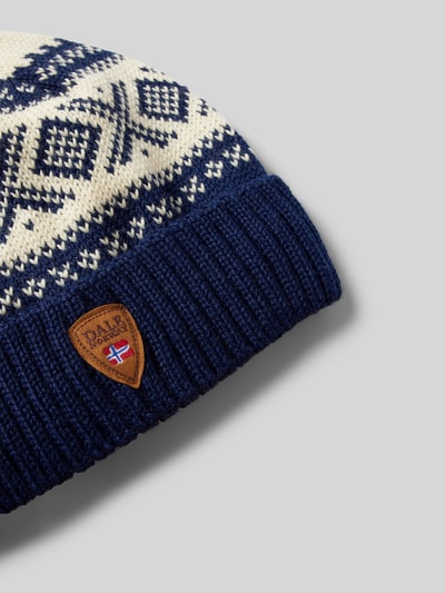 Peek & Cloppenburg Dale Of NorwayBeanie Mit Label-Detail In Marine