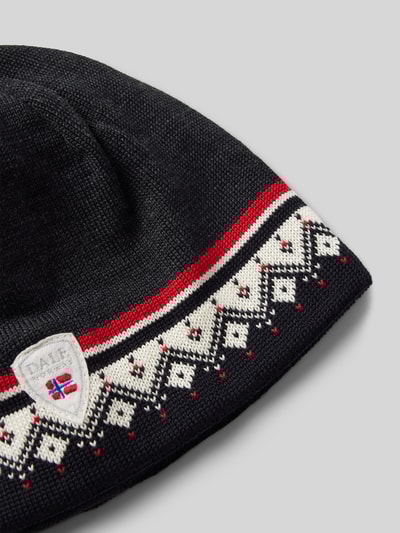 Peek & Cloppenburg Dale Of NorwayMütze Mit Label-Detail In Anthrazit