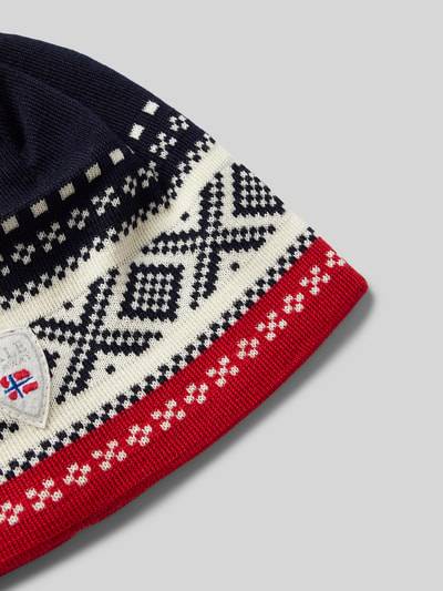 Peek & Cloppenburg Dale Of NorwayMütze Mit Label-Detail In Dunkelblau