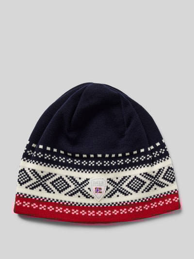 Peek & Cloppenburg Dale Of NorwayMütze Mit Label-Detail In Dunkelblau
