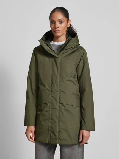 Peek & Cloppenburg DidriksonsJacke Mit Kapuze Modell 'CAJSA' In Oliv