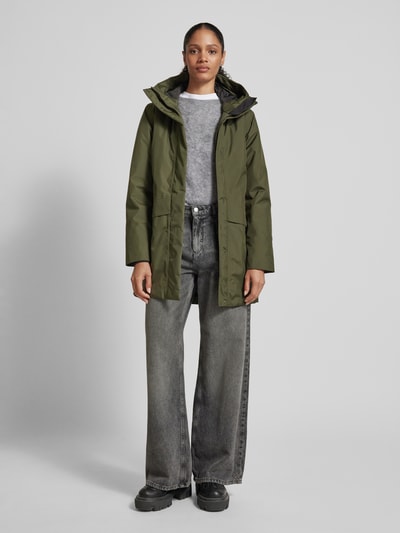 Peek & Cloppenburg DidriksonsJacke mit Kapuze Modell 'CAJSA' in oliv