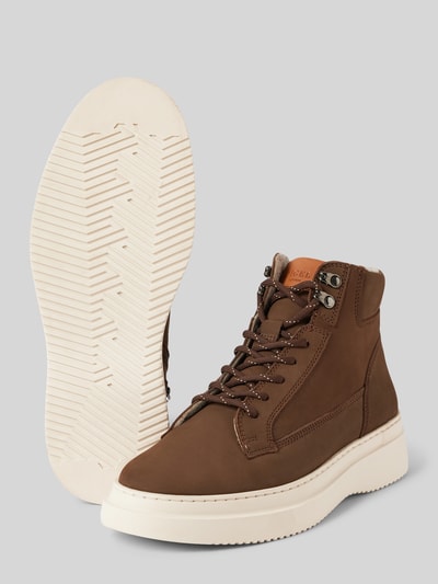 Peek & Cloppenburg DIGELBoots Aus Leder Mit Schnürung Modell 'Samson' In Mittelbraun