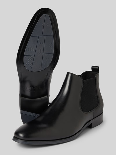 Peek & Cloppenburg DIGELChelsea Boots Aus Leder Mit Zugschlaufe Modell 'Stetson' In Black