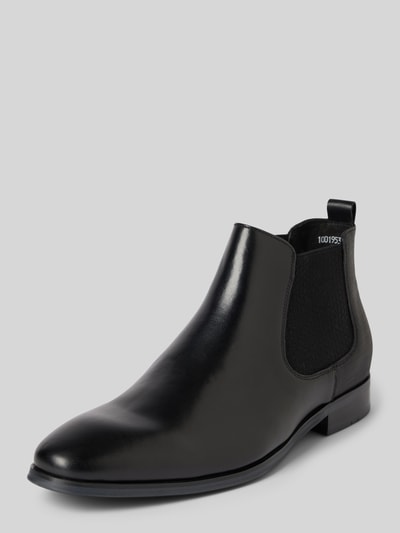 Peek & Cloppenburg DIGELChelsea Boots aus Leder mit Zugschlaufe Modell 'Stetson' in black