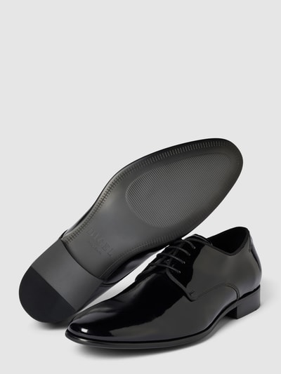 Peek & Cloppenburg DIGELDerby-Schuhe Aus Leder Mit Schnürung Modell 'SILVANO' In Black