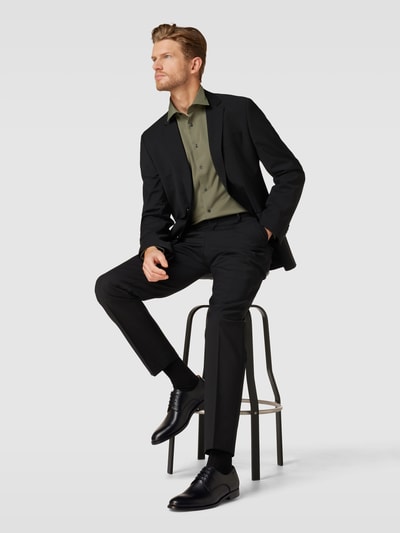 Peek & Cloppenburg DIGELDerby-Schuhe aus Leder Modell 'SEBASTIAN' in black