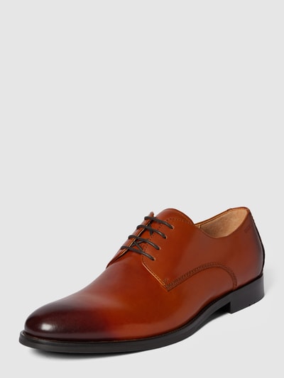 Peek & Cloppenburg DIGELDerby-Schuhe Aus Leder Modell 'SEBASTIAN' In Cognac