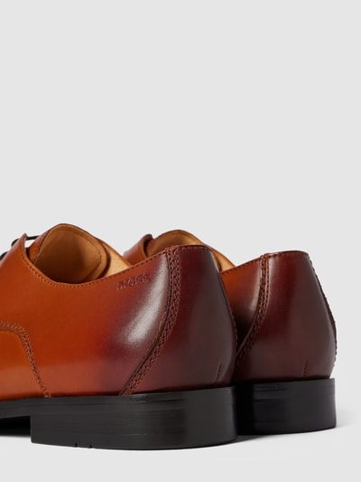 Peek & Cloppenburg DIGELDerby-Schuhe Aus Leder Modell 'SEBASTIAN' In Cognac