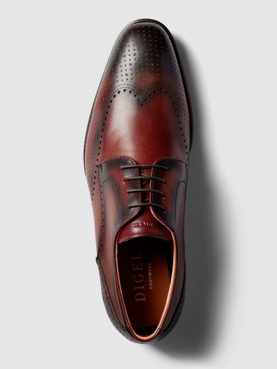 Peek & Cloppenburg DIGELDerby-Schuhe Aus Leder Modell 'SELLENG' In Cognac