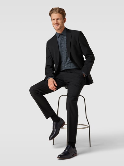 Peek & Cloppenburg DIGELDerby-Schuhe aus Leder Modell 'SELLENG' in marine