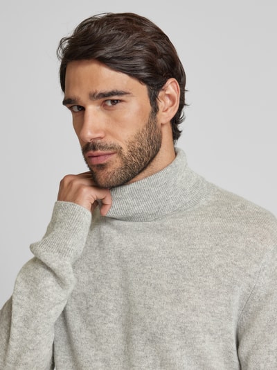 Peek & Cloppenburg DIGELKaschmirpullover Mit Rollkragen Modell 'Francis' In Hellgrau