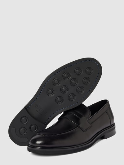Peek & Cloppenburg DIGELPenny-Loafer-Schuhe Mit Schnürverschluss Modell 'Sokrates' In Black