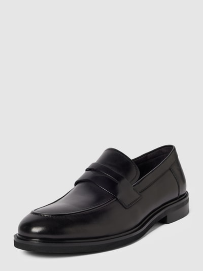 Peek & Cloppenburg DIGELPenny-Loafer-Schuhe mit Schnürverschluss Modell 'Sokrates' in black