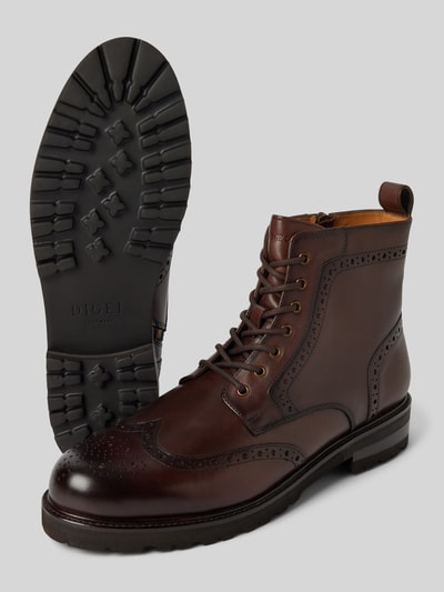 Peek & Cloppenburg DIGELSchnürboots Aus Echtem Leder Modell 'Spencer' In Mittelbraun