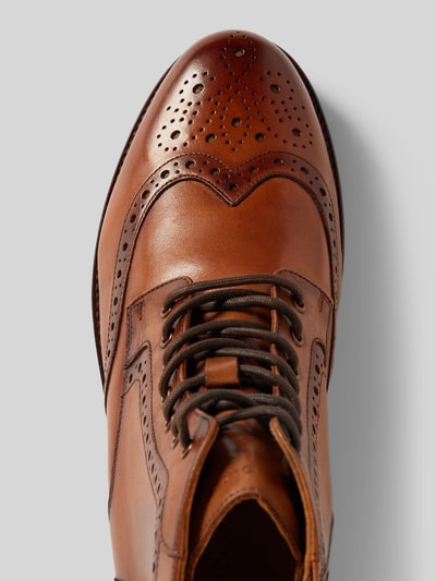 Peek & Cloppenburg DIGELSchnürboots Aus Echtem Leder Modell 'Spencer' In Cognac