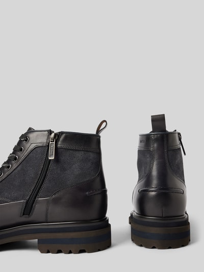 Peek & Cloppenburg DIGELSchnürboots Aus Echtem Leder Modell 'SPIDER' In Mittelgrau