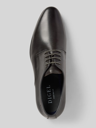 Peek & Cloppenburg DIGELSchnürschuhe Aus Leder Mit Label-Detail In Dunkelgrau