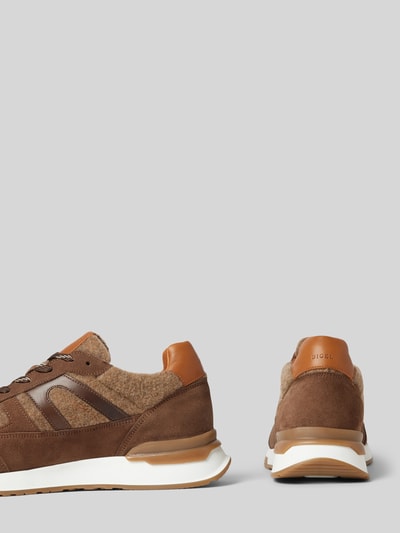 Peek & Cloppenburg DIGELSneaker Aus Leder-Textil-Mix Modell 'Swift' In Mittelbraun