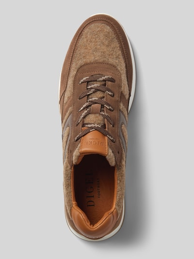 Peek & Cloppenburg DIGELSneaker Aus Leder-Textil-Mix Modell 'Swift' In Mittelbraun