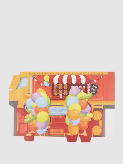 Peek & Cloppenburg DonkeyUnisex Geschenkbox mit Zirkusmotiven in hellrot