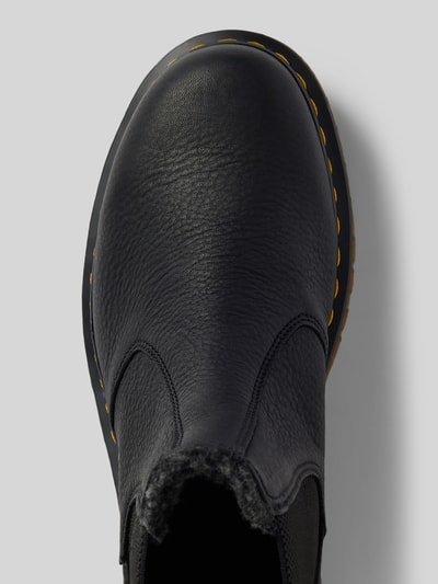 Peek & Cloppenburg Dr. MartensBoots Aus Leder Mit Elastischen Einsätzen Und Label-Detail In Black