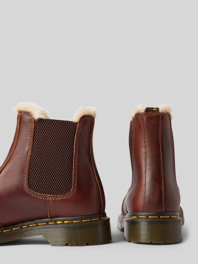 Peek & Cloppenburg Dr. MartensChelsea Boots Aus Leder Mit Innenfutter Modell 'Leonore' In Cognac