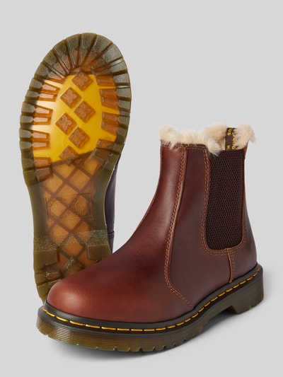 Peek & Cloppenburg Dr. MartensChelsea Boots Aus Leder Mit Innenfutter Modell 'Leonore' In Cognac